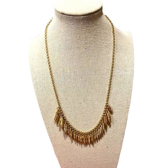Aster Jewelry - NWOT Aster Lyla Necklace in gold with adjustable chain. 19” long.